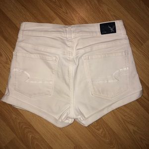American Eagle Super Stretch White Shorts